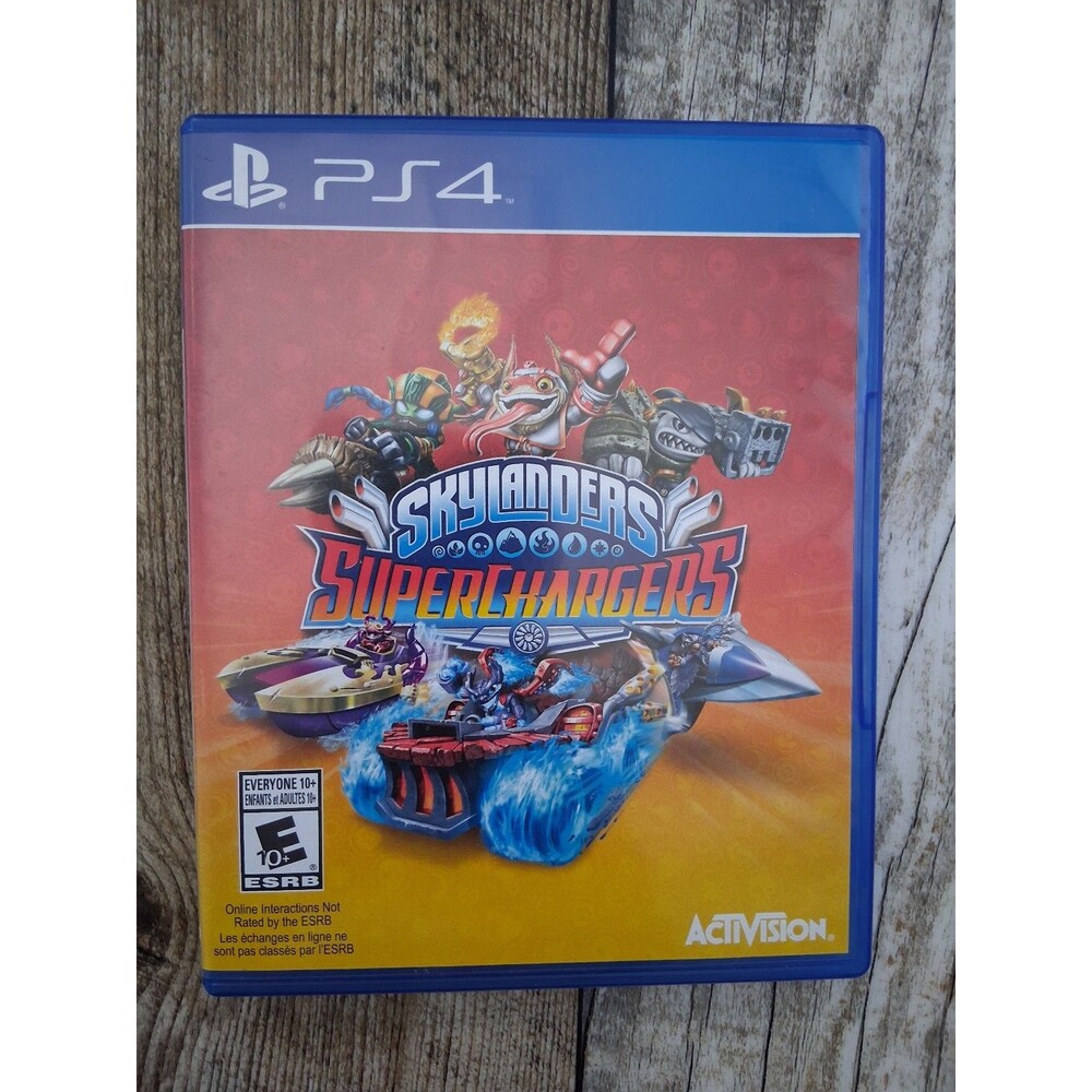 Skylanders SuperChargers Playstation 4 PS4 Game, 2015 Release Date Rated E